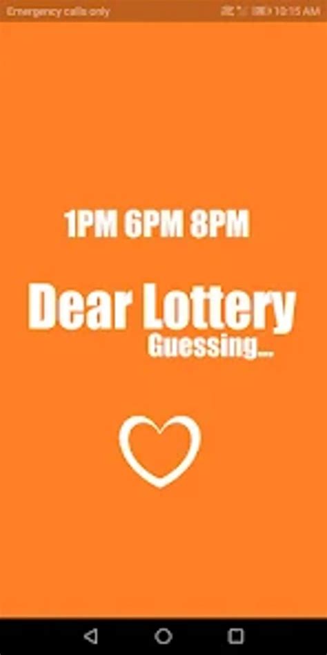 dear lottery guessing app|Dear Lottery Guessing.